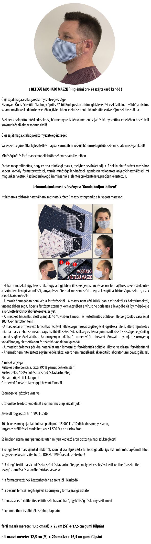 Maszk MASZK-F5 portré kép